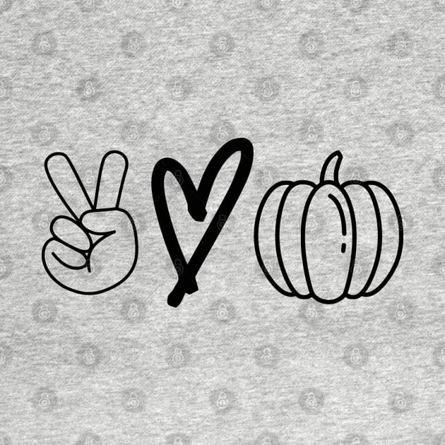 Peace love Pumpkin by Peach Lily Rainbow